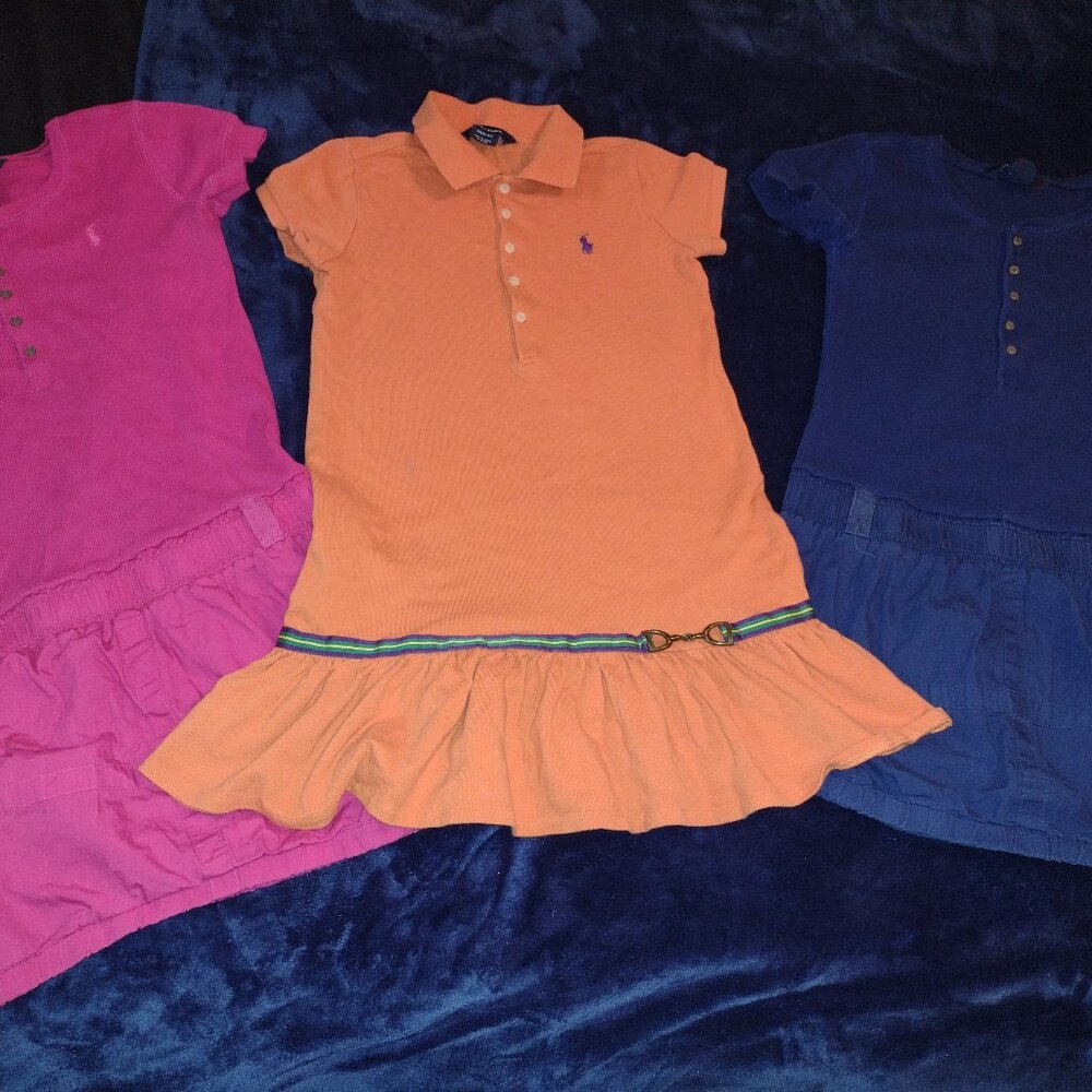 Ralph Lauren Girls Polo Dress Bundle